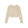 Element Lowcase Crop Ls W - T-shirt damski | Hardloop