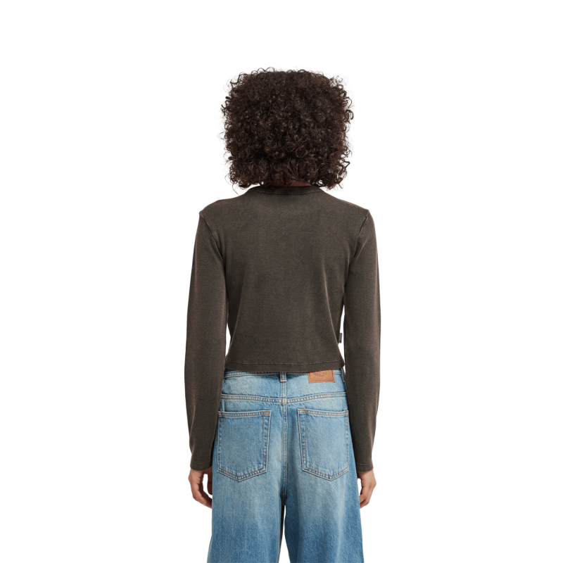 Element Lowcase Crop Ls W - T-shirt - Donna | Hardloop