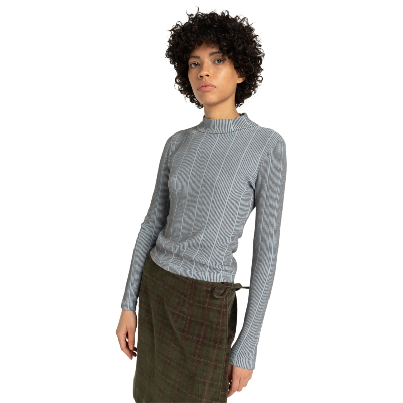 Roll Neck Ls W - T-shirt - Damer