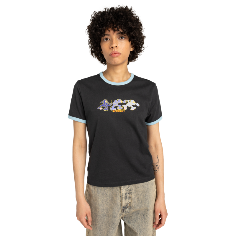 Second Nature Ringer Ss W - T-shirt - Donna