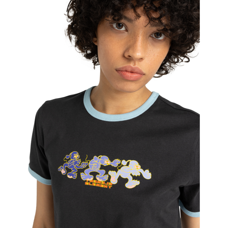 Element Second Nature Ringer Ss W - T-shirt mulher | Hardloop