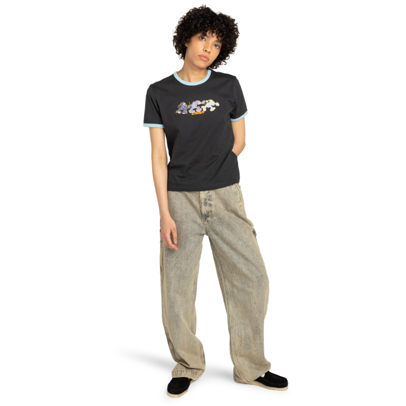 Element Second Nature Ringer Ss W - T-shirt damski | Hardloop