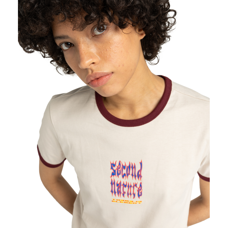 Element Second Nature Ringer Ss W - T-shirt mulher | Hardloop