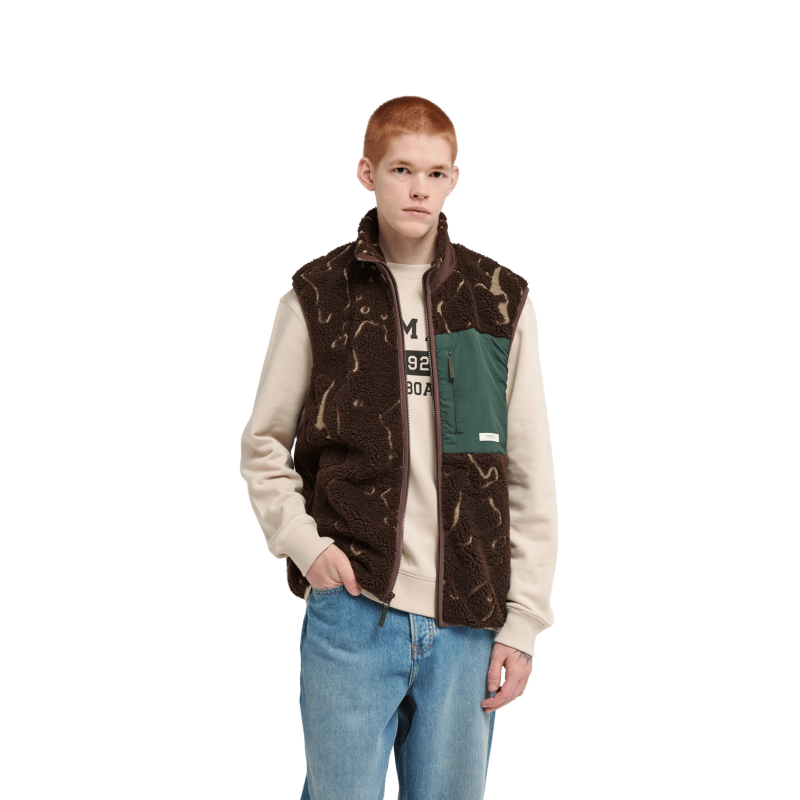Element Lake Sherpa Vest - Pánská fleesová mikina | Hardloop