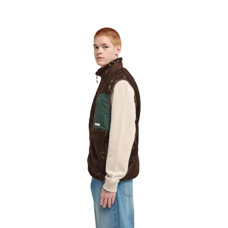 Element Lake Sherpa Vest - Polar męski bez rękawów | Hardloop