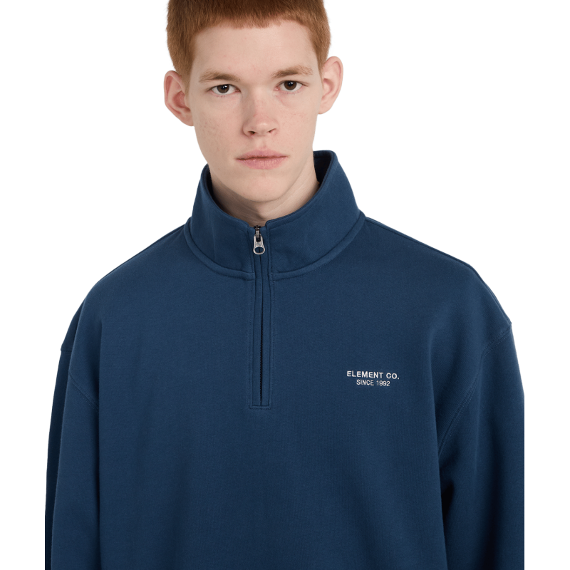 Element Element Co Emb Quarter Zip - Bluza męska | Hardloop