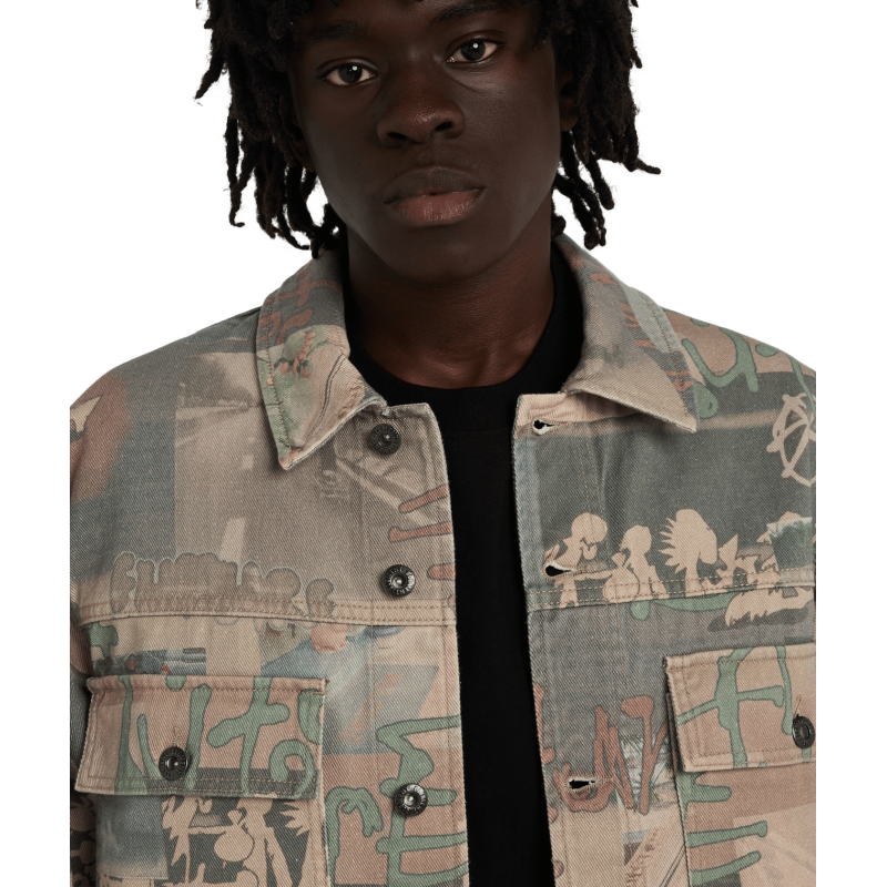 Element Trucker Denim Lt - Takki - Miehet | Hardloop