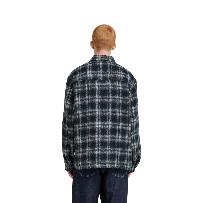 Element Fuzzy Check Zip Overshirt - Pánská bunda | Hardloop