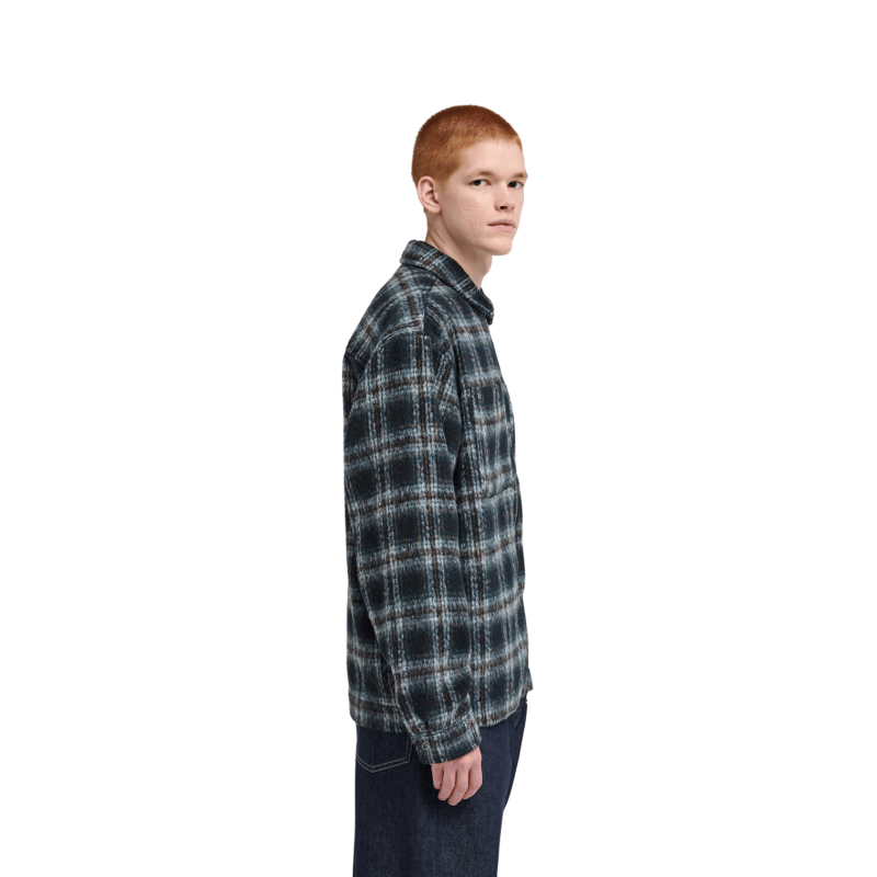 Element Fuzzy Check Zip Overshirt - Giacca - Uomo | Hardloop