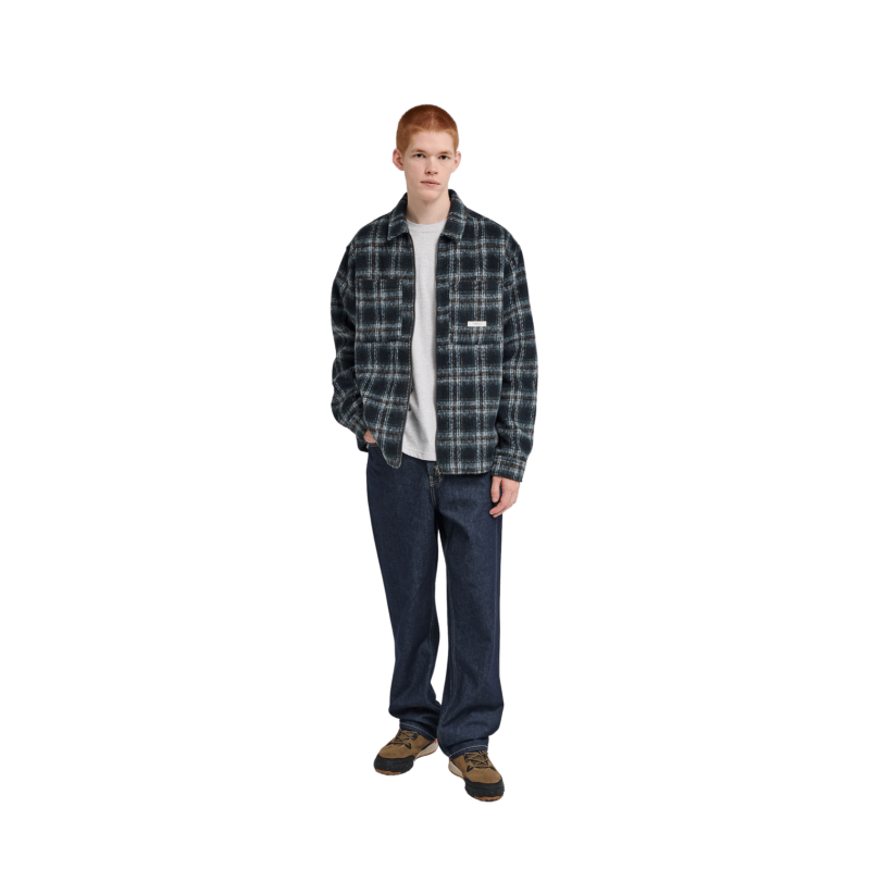 Element Fuzzy Check Zip Overshirt - Jakke - Herrer | Hardloop