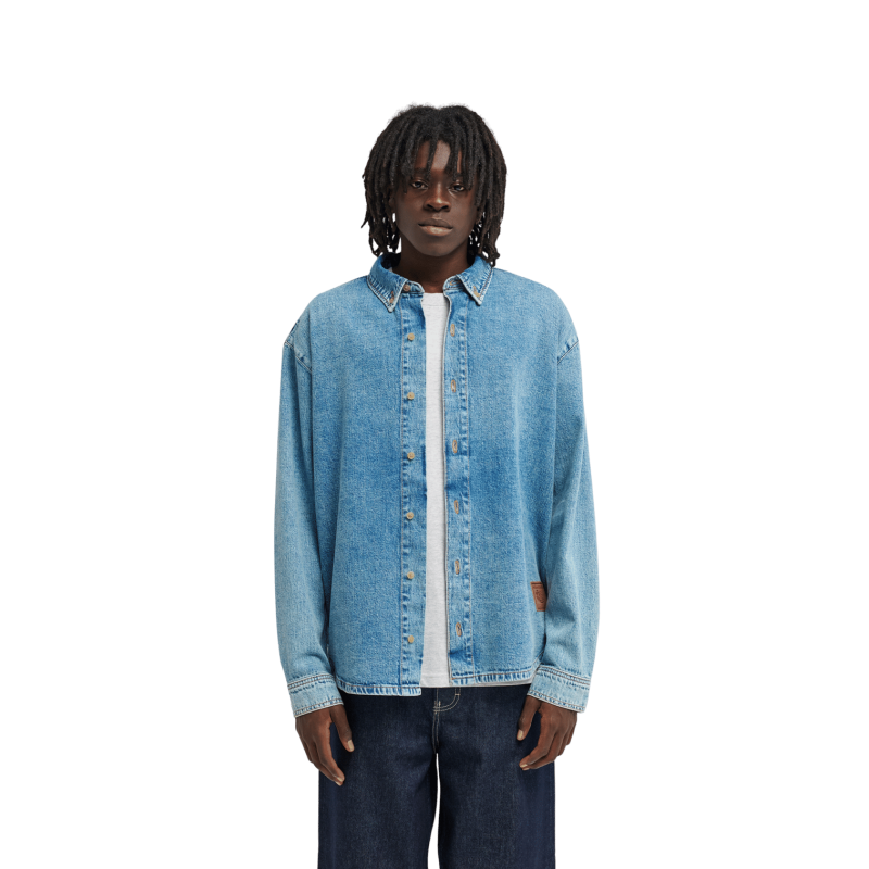 Element Relax Denim Shirt Ls - Camicia - Uomo | Hardloop