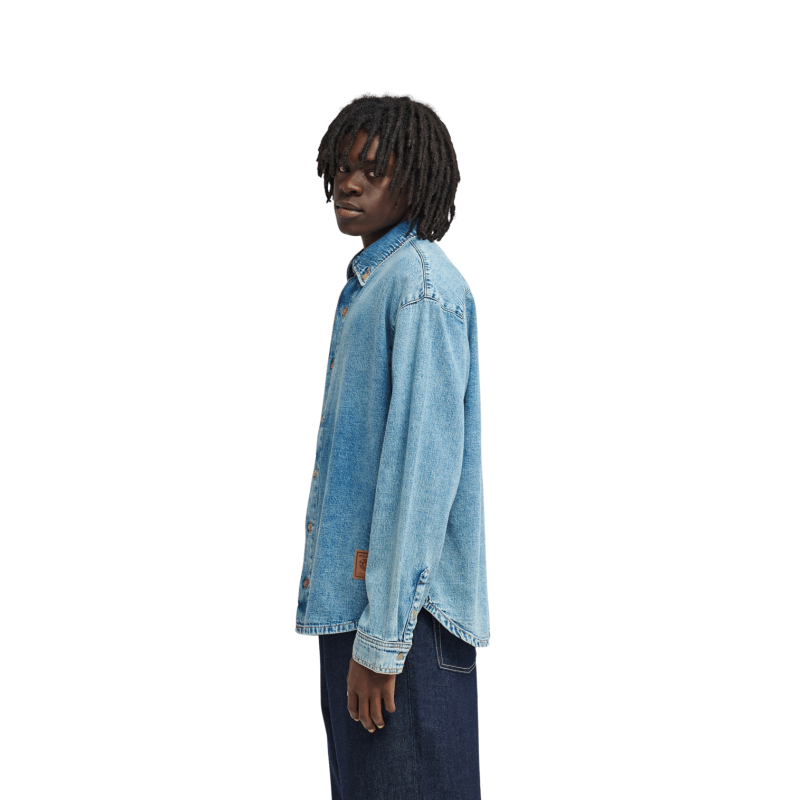 Element Relax Denim Shirt Ls - Camicia - Uomo | Hardloop