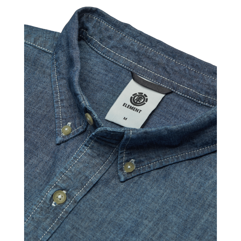 Element Button Down Regular Chambray - Camisa - Hombre | Hardloop