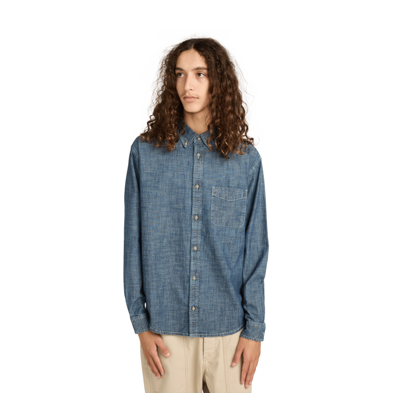 Element Button Down Regular Chambray - Shirt - Men's | Hardloop
