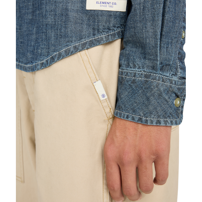 Element Button Down Regular Chambray - Camisa - Hombre | Hardloop