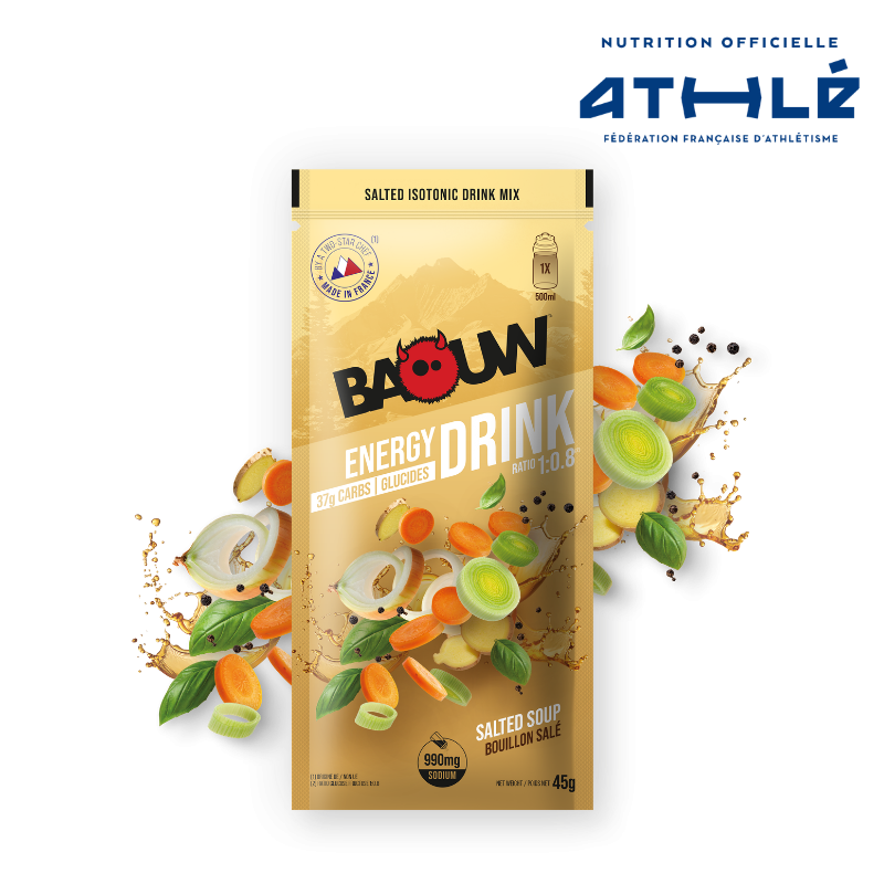 Baouw Bouillon Salé - Boisson isotonique | Hardloop