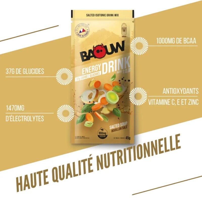 Baouw Bouillon Salé - Isotonisk drink | Hardloop