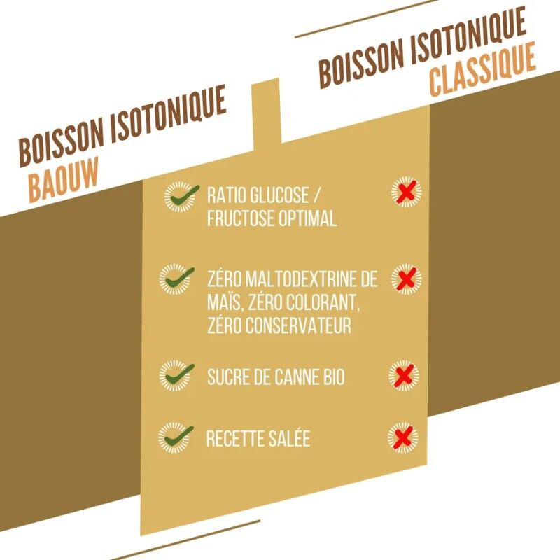Baouw Bouillon Salé - Boisson isotonique | Hardloop