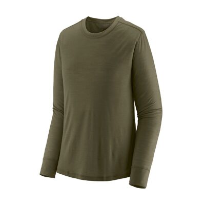 L/S Cap Cool Merino Shirt - T-paita - Naiset