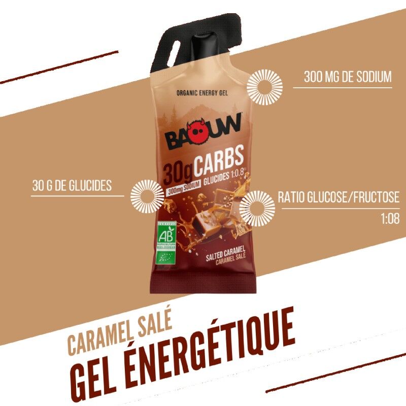 Baouw Caramel Salé - Gel énergétique | Hardloop