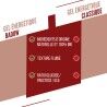 Baouw Cerise - Guarane Caféiné - Energy gel | Hardloop