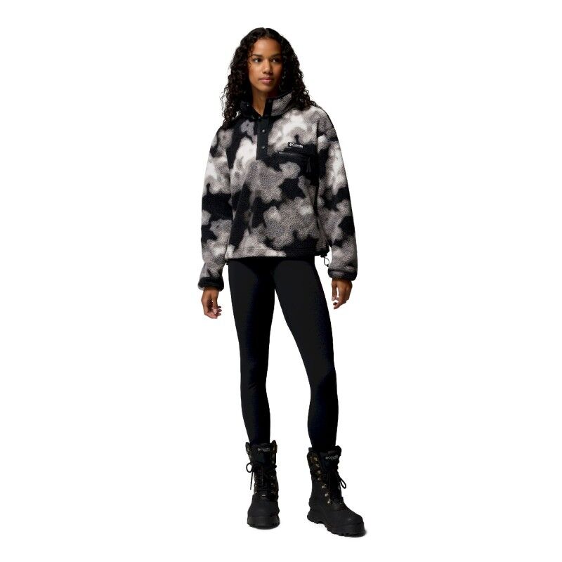 Columbia Helvetia II Printed Cropped Half Snap - Polaire femme | Hardloop