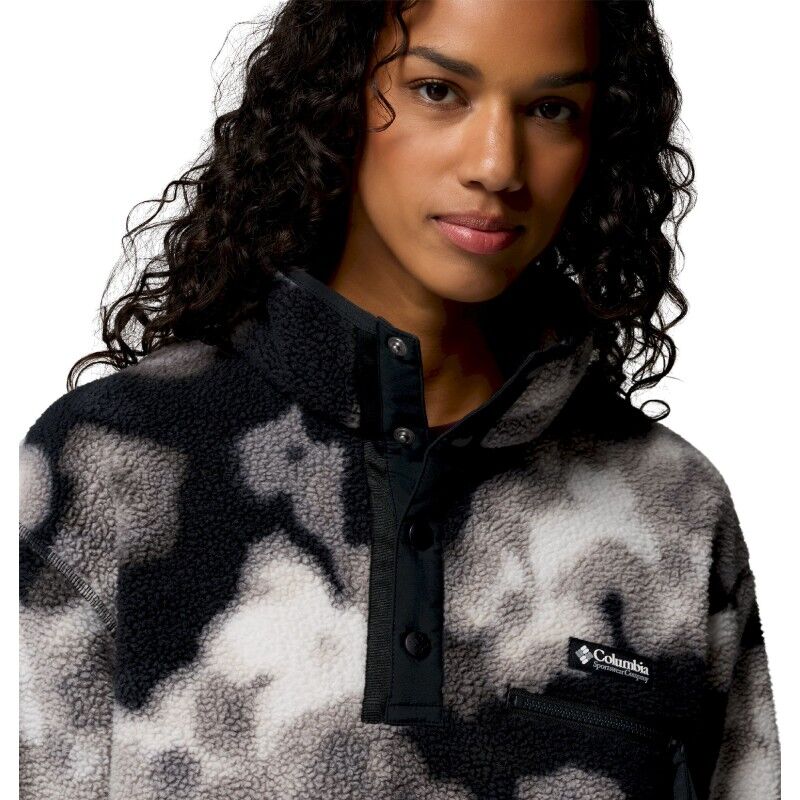 Columbia Helvetia II Printed Cropped Half Snap - Polaire femme | Hardloop