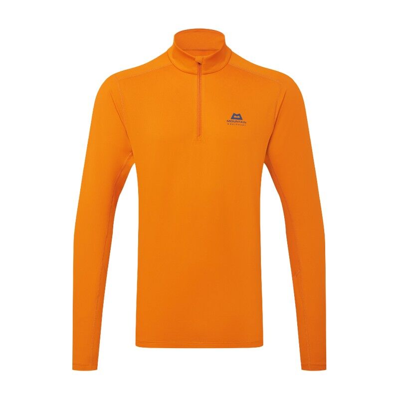 Mountain Equipment Cerrig LS Zip T - T-paita - Miehet | Hardloop