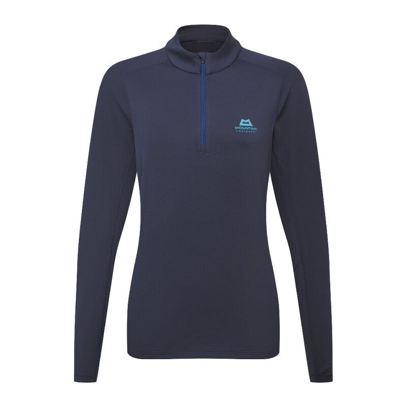 Mountain Equipment Cerrig LS Zip T - T-paita - Naiset | Hardloop