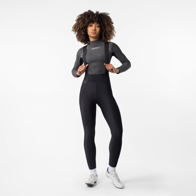 Castelli Espresso 2 DT Bibtight - Långa cykelbyxor - Dam | Hardloop