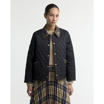 Icons Tartan Collar Cropped Liddesdale Q - Kurtka damska