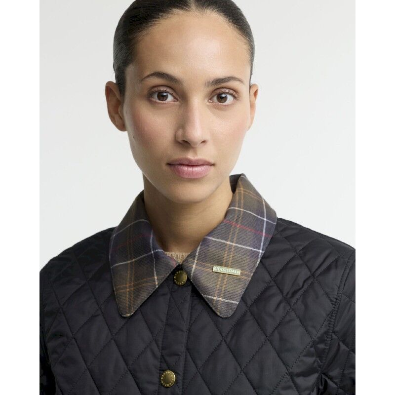 Barbour Icons Tartan Collar Cropped Liddesdale Q - Dámská bunda | Hardloop
