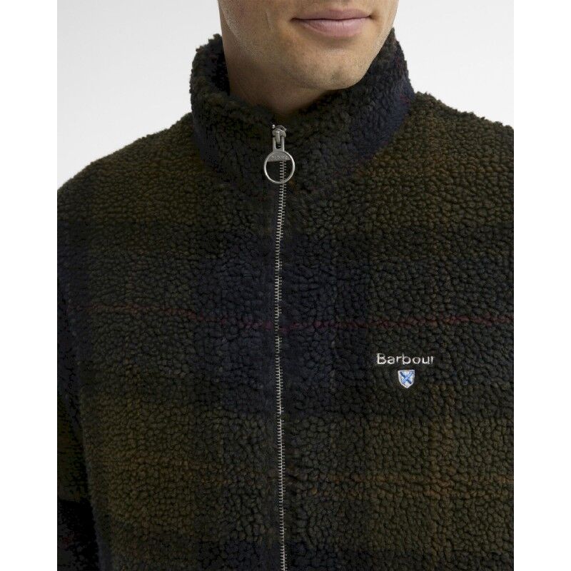 Barbour Tartan Fleece Zip Through - Shirt - Men's | Hardloop