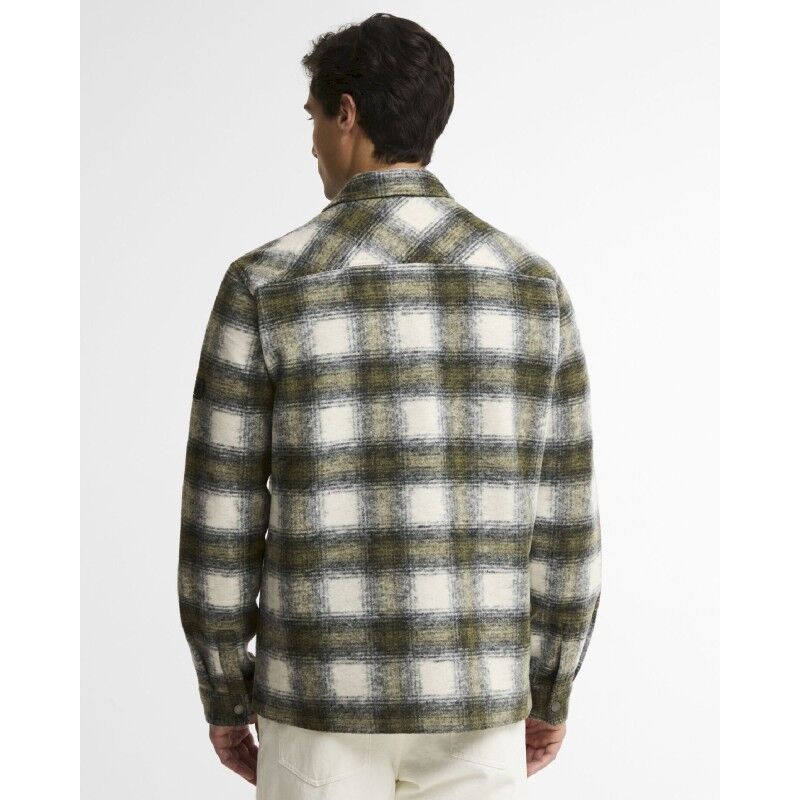 Barbour B.Intl Clayton Brushed Fleece Overshirt - Fleecetakki - Miehet | Hardloop