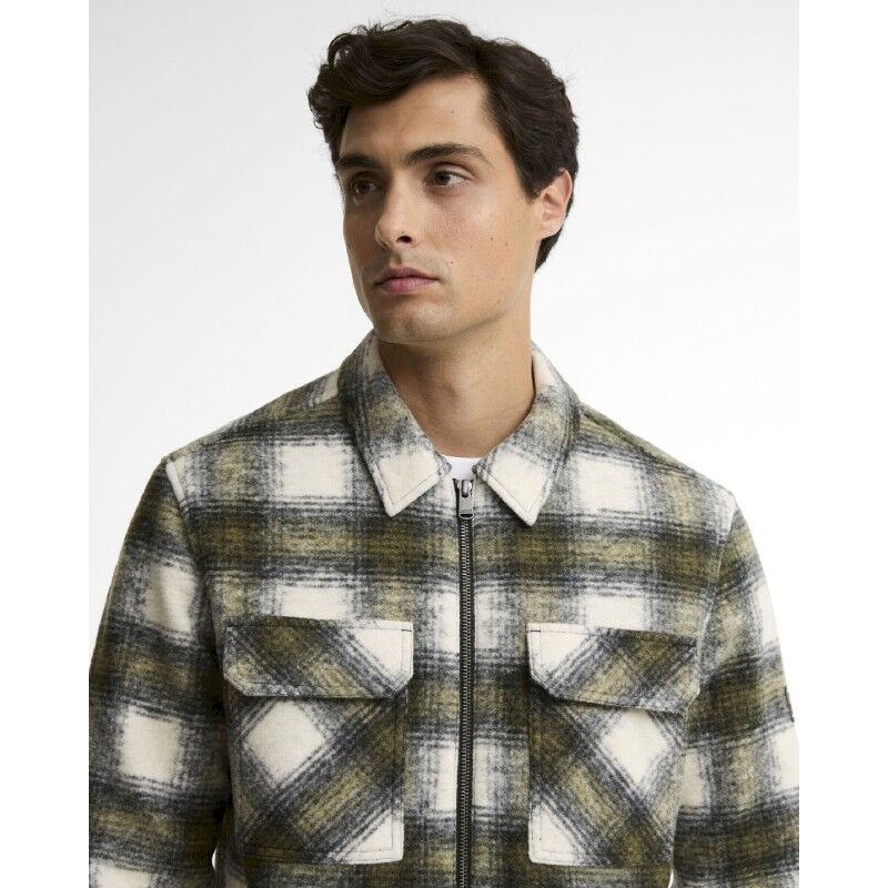 Barbour B.Intl Clayton Brushed Fleece Overshirt - Fleecetakki - Miehet | Hardloop