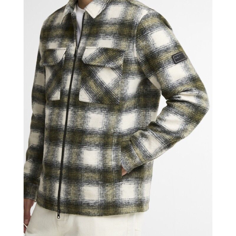 Barbour B.Intl Clayton Brushed Fleece Overshirt - Fleecetakki - Miehet | Hardloop