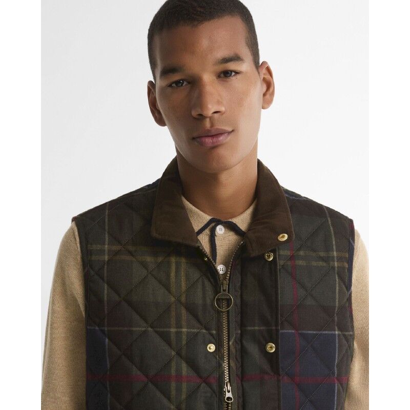 Barbour Icons Tartan Lowerdale Quilted Gilet - Vest - Men's | Hardloop