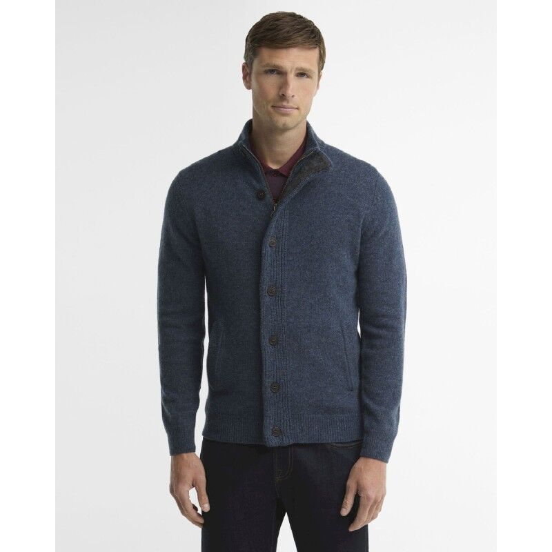 Essential Patch Zip Through Jumper - Pullover homem