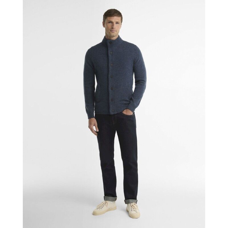 Barbour Essential Patch Zip Through Jumper - Jumper - Men's | Hardloop