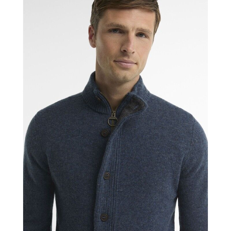 Barbour Essential Patch Zip Through Jumper - Jumper - Men's | Hardloop