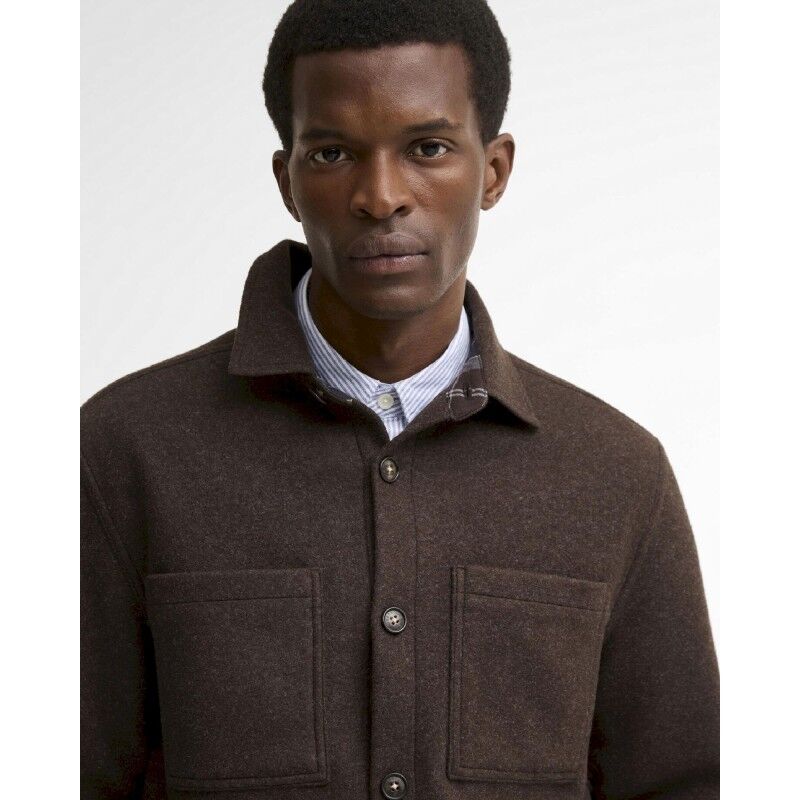 Barbour Marltown Tailored Wool Blend Overshirt - Surchemise homme - Koszula wierzchnia męska | Hardloop