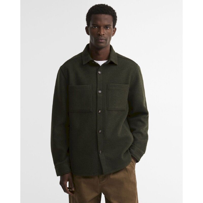 Barbour Marltown Tailored Wool Blend Overshirt - Camisa - Hombre | Hardloop