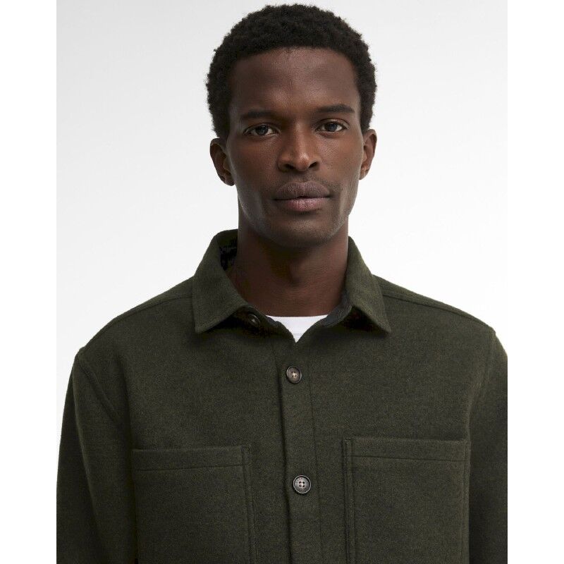 Barbour Marltown Tailored Wool Blend Overshirt - Camisa - Hombre | Hardloop