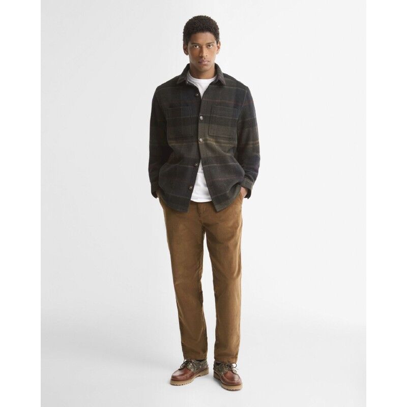 Barbour Woodlane Brushed Check Overshirt - Paita - Miehet | Hardloop