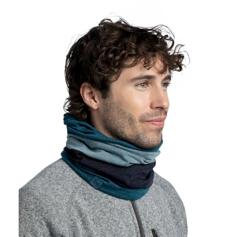 Buff Merino Move Block - Merino wool Neck Gaiter | Hardloop