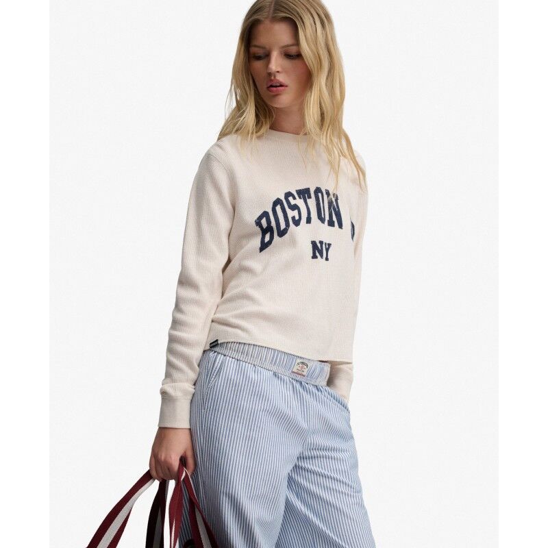Superdry Ath Essential Graphic Ls Top - T-shirt femme | Hardloop