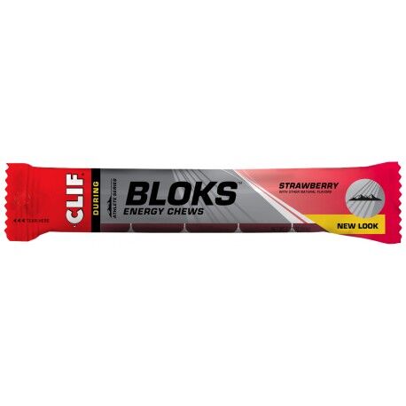 Clif Bar Clif Shot Bloks goût Fraise - Gommes énergétiques | Hardloop