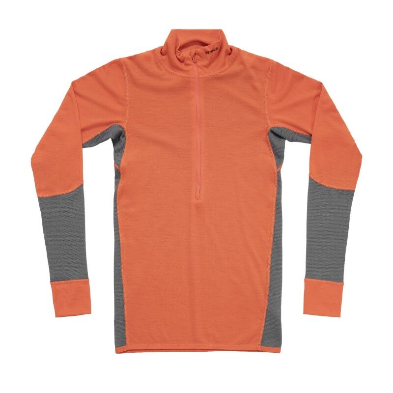 Devold Wool Mesh 190 Zip Neck - Pánské Merinoové Trička | Hardloop