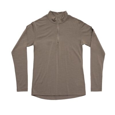 Breeze Merino 150 Zip Neck - Roupa interior de lã merino mulher