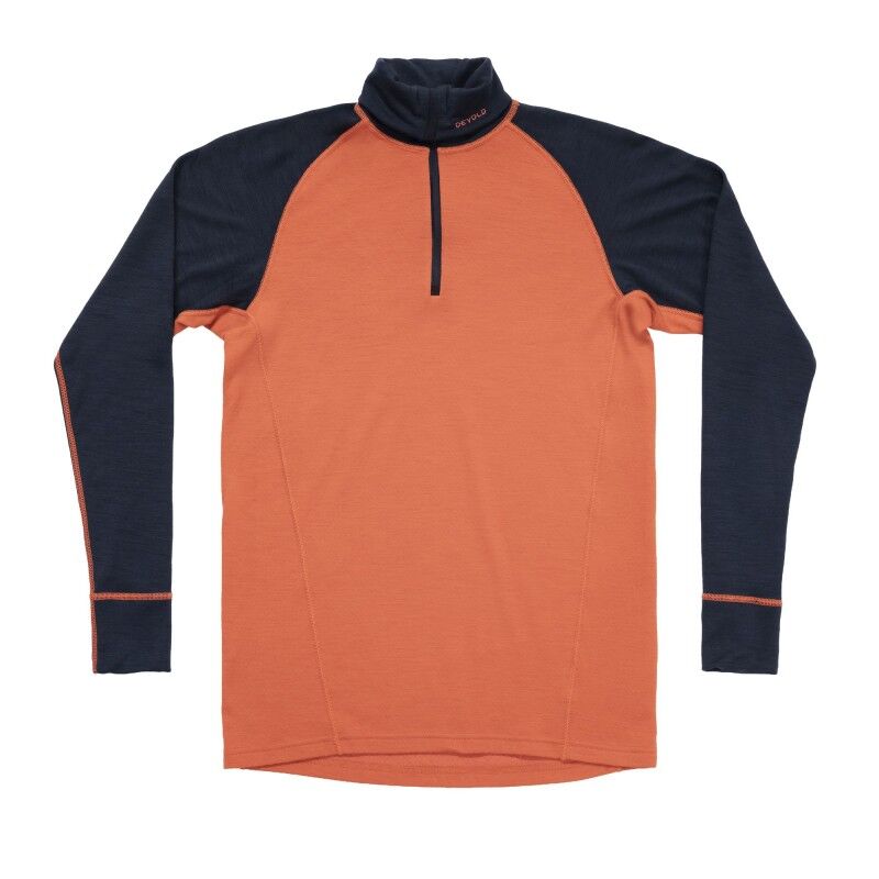 Devold Duo Active Merino 205 Z.Neck - Merino Wollen Shirt - Heren | Hardloop
